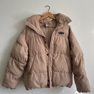 H&M Beige Puffer Jacket